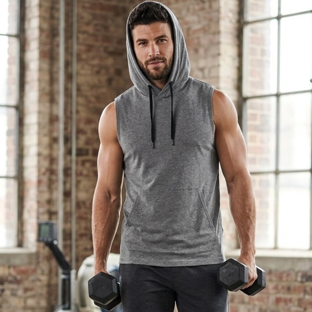 Of All Threads Sleeveless Performance Hoodie - Size XL